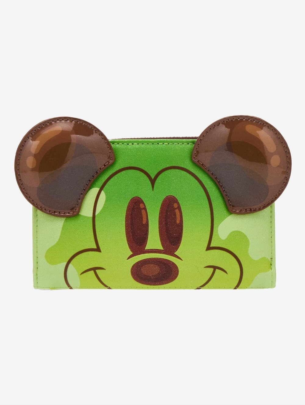 Loungefly Disney Mickey Mouse Green Bubble Tea Wallet NWT